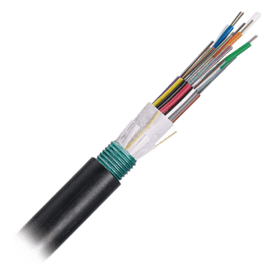 Cable de Fibra Óptica / 12 Hilos / Monomodo OS2 / Armado / Planta Externa / Bloqueo de Agua Seco / Resistencia UV FLSN912 PANDUIT