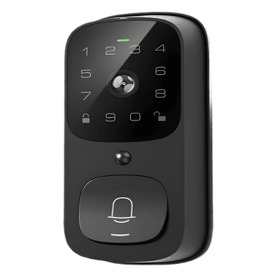 Cerradura Inteligente con Videoportero / Wi-Fi 2.4 GHz / Huella Digital / Teclado Táctil / IP65 / 8 Baterías AA VL100 LNDU