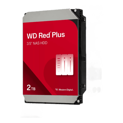 Disco Duro NAS / 2 TB / 3.5" / 5400 RPM / CMR / 175 MB/s / NASware / RAID hasta 8 Bahías / MTBF 1M Horas WD20EFPX WD