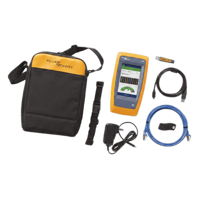 Calificador de Red y Wi-Fi / Verificación de Cables hasta 10GBASE-T / Análisis Wi-Fi 6E / Diagnóstico de Switch y PoE Clase 8 / Pantalla Multitáctil 800 × 480 LIQ-DUO-H6-MX FLUKE NETWORKS