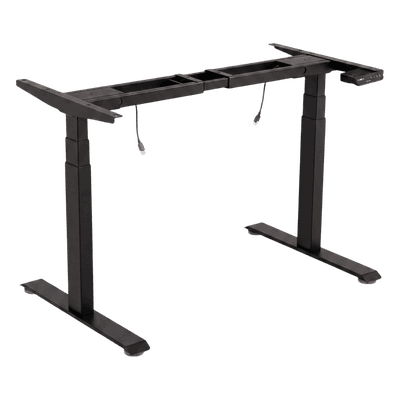 Base de Escritorio Motorizado Profesional / Altura Ajustable 60-125cm / Estructura Estable / Funcionamiento Suave / 3 Preset de Posiciones / Color Negro / Soporta hasta 100Kg de carga EM33-2A3-BL EPCOM INDUSTRIAL