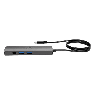 Extensor USB-C para Sala de Conferencia / USB 3.0 3 Puertos / HDMI / RJ-45 / PD 65W / Cable 1.5 m (4.9 ft) BYOD-BOX YEALINK