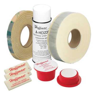 Rollo de Cinta Inhibidora de Corrosión / 240 pies cúbicos (6.8 m³) / 6 mm x 51 mm x 6.1 m (0.25 in x 2 in x 20 ft) / Protección por Fase Vapor / Respaldo Adhesivo / Empaque Individual AHCI240R HOFFMAN