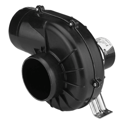 Soplador de Ventilación Marino / 4" / 250 CFM (7.0 m³/min) / Dual Voltaje 12V/24Vdc / Soporte Flexmount 360° / Ignición Protegida 35440-0010 JABSCO