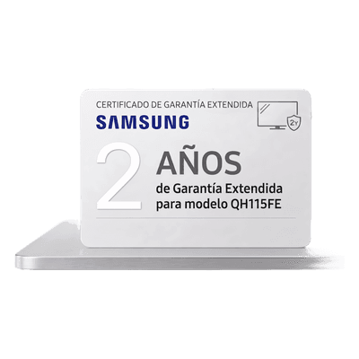 Extension de garantia para pantallas profesionales modelo QH115FE QH115-2YG SAMSUNG ELECTRONICS