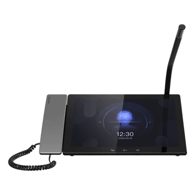 Estación Maestra IP / Cámara 2 Megapixel / Pantalla Táctil 10.1" / Conectividad 1000 Mbps / PoE / 128 Estaciones de Pánico DS-PEA4H-20 HIKVISION