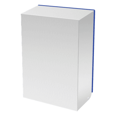 Cubierta Protectora para Ventilador con Filtro Tipo 4/4X / Acero Inoxidable SS304 Cepillado / 313 x 196 x 86 mm (12.33 x 7.70 x 3.40 in) / Compatible con HF y TFP Tipo 12 HH05SS04004X HOFFMAN