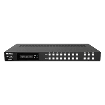 Matriz HDMI / 8x8 / 4K60 4:4:4 / 18 Gbps / Seamless / Video Wall y Multivista / Audio Balanceado EPP-MXB88VW EPCOM PROAUDIO