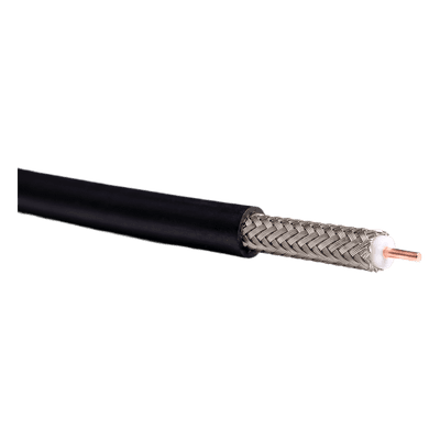 Cable Coaxial RG-58 / 305 m (1000 ft) / Conductor Cobre Sólido / Blindaje Doble Malla / Cubierta UV LPRG58/1000 LINKEDPRO BY EPCOM