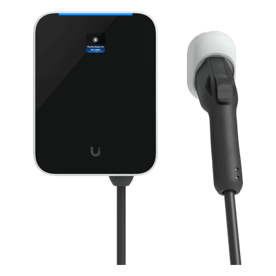 Estación de Carga EV UniFi Connect Lite / 11 kW Nivel 2 / Conector SAE J1772 / Intemperie Type 3R / Cable 7 m / Control de Acceso NFC / Gestión UniFi Connect UC-EV-STATION-LITE-US UBIQUITI