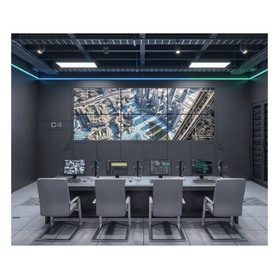 Kit Videowall 3x2 / 6 Pantallas 55" Full HD / Decodificador 16CH 4K / Base de Piso / Hikvision DS-VW3X20B55 HIKVISION