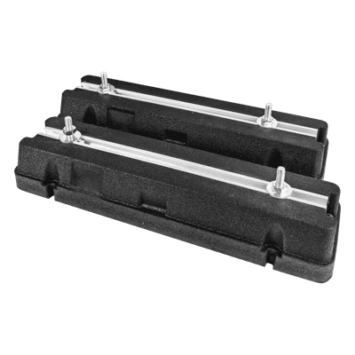 Base Antivibratoria para Minisplit / Carga 370 kg / Canal Deslizante de Aluminio / Nivel Integrado / Caucho de Alta Resistencia AV-6545 EPCOM