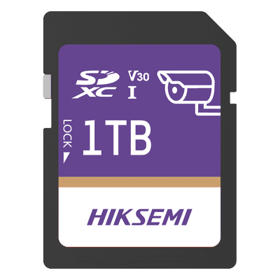 Tarjeta SD GuardPro P10 / 1 TB / 100 MB/s Lectura / 90 MB/s Escritura / Clase 10 U3 V30 / 3D TLC NAND / Especializada Para Videovigilancia 24/7 HS-SD-P10/1TB/GUARDPRO HIKSEMI by HIKVISION