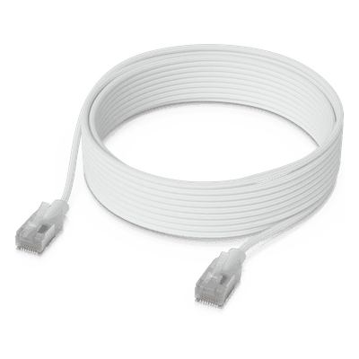 Patchcord Cat6A / 10G / PoE+++ / 5 m (16.4 ft) / Etherlighting / RJ45 Blindado UACC-CABLE-PATCH-EL-C6A-5M-W	 UBIQUITI