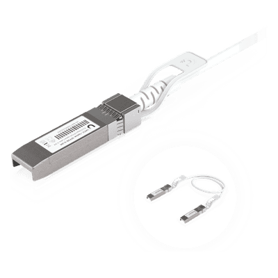 Cable DAC SFP28 / 25/10/1 Gbps / 0.3 m (1 ft) / SFP28 a SFP28 / Auto Link Optimization UACC-UPLINK-SFP28-0.3M UBIQUITI