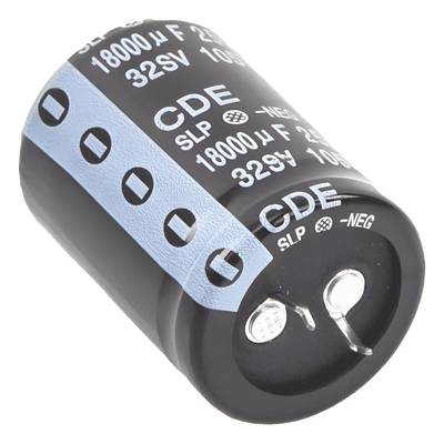 Capacitor / 18000µF / 25V / Para Fuentes RS12A y RS20A / Diseño Compacto 18000M0025V ASTRON