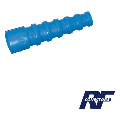 Soporte de Alivio de Tensión / Compatible con RG-58/U, RG-142/U, LMR-195 / Ensamble Manual / Cuerpo Plástico Azul PT-401503BL RF INDUSTRIES,LTD