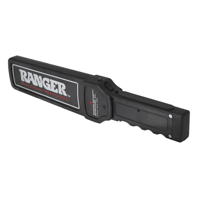 Detector de Metales Portátil / Sensibilidad Moneda 50 Centavos / Alarma Audible Variable / Vibración Silenciosa / Alimentación 9V RANGER-1500 RANGER SECURITY DETECTORS
