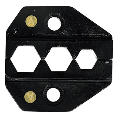 Mordaza para Plegar Conectores de Anillo / 3 Cavidades / 0.255", 0.324", 0.305" / RG-59/U, RG-6/U, Tipo F CATV RFA-4005-06 RF INDUSTRIES,LTD
