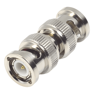 Adaptador en Línea / BNC Macho a BNC Macho / 50 Ohm / Bronce Niquelado / 14 x 33 mm RFB-1133 RF INDUSTRIES,LTD