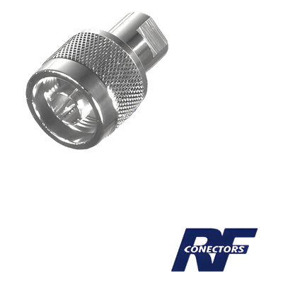 Adaptador en Línea / FME Macho a N Macho / Cuerpo Bronce Niquelado / Contacto Oro / Aislante Teflón RFE-6107 RF INDUSTRIES,LTD