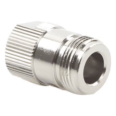 Conector RF / N Hembra / Anillo Plegable / RG-316 / Níquel-Oro-Teflón RFN-1027-B RF INDUSTRIES,LTD