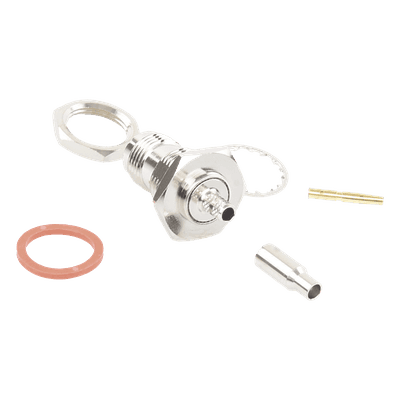 Conector TNC Hembra / Montaje Chasis Tipo D Plano / Anillo Plegable / RG-174/U, 8216, LMR-100A / 0.1 pies RFT-1212-B RF INDUSTRIES,LTD