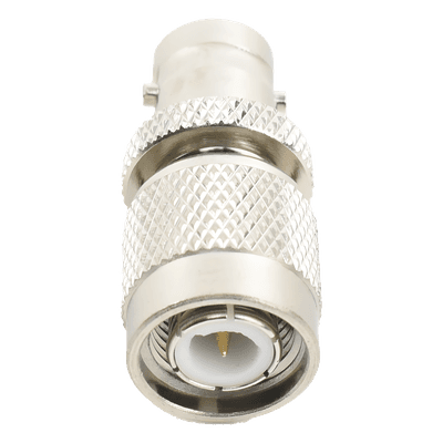 Adaptador en Línea, de Conector TNC Macho a BNC Hembra, Níquel /Oro /Teflón. RFT-1231 RF INDUSTRIES,LTD