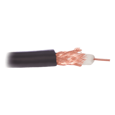 Cable Coaxial CCTV / 305 m (1000 ft) / Cobre Sólido / Blindaje 80% / Retardante a la Llama y UV / Intemperie RG-59U-SYS-COB/1000 VIAKON