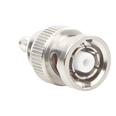 Conector BNC Macho Inverso / Anillo Plegable / Bronce Niquelado / Contacto Oro / Teflón / RG-58/U / RG-142/U RP-1106-C RF INDUSTRIES,LTD