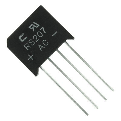 Puente Rectificador / 2 A / 50 A Sobrepico / 175°C / Epoxy RS-204AC SYSCOM PARTS