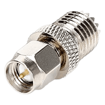 Adaptador en Línea / SMA Macho a Mini-UHF Hembra / Bronce Niquelado / Contacto Oro / Aislante Teflón RSA-3450 RF INDUSTRIES,LTD