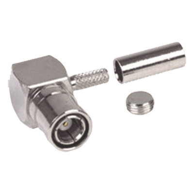 Conector SMB Macho A/R / Anillo Plegable / RG-174/U / Níquel-Oro-Teflón RSB-4010-B RF INDUSTRIES,LTD