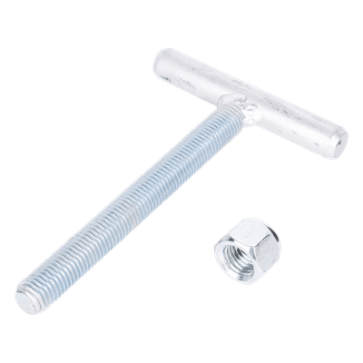Ancla para base triangular / Varilla roscada 3/4' / ASTM-36 Cal. 16 / Galvanizado electrolítico / 18 cm varilla / 12 cm travesaño SAB-30 SYSCOM TOWERS