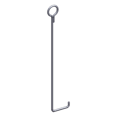 Ancla de Piso para Retenida / Torre 45 m (147.6 ft) / Varilla 3/4" / Galvanizado por Electrólisis / Anclaje 32 m (105 ft) SAZ-45 SYSCOM TOWERS