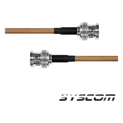 Jumper con Cable RG-142/U de 60 cm, con Conectores BNC Macho a BNC Macho. SBNC-142-BNC-60 EPCOM INDUSTRIAL