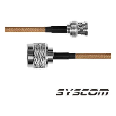 Jumper Coaxial RF / BNC Macho a N Macho / RG-142/U / 60 cm SBNC-142-N-60 EPCOM INDUSTRIAL