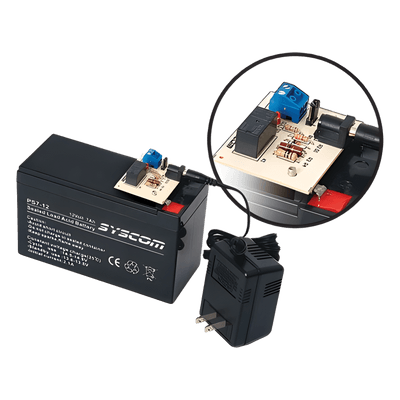 Fuente de Respaldo con Relevador para Equipos de Bajo Consumo de Energía (Requiere Batería PL4.512) SCAR-4A EPCOM INDUSTRIAL