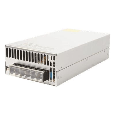 Fuente de poder industrial conmutada / 600W / 12Vcc / 50A / Entrada: 90-132Vca o 180-264Vca seleccionable / Ventilador incorporado SE-600-12 MEANWELL