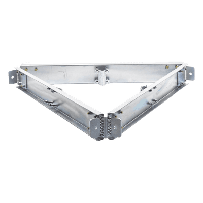 Estabilizador de Torre / Acero Galvanizado por Electrólisis / 6 Puntos de Sujeción / Antitorsión / Compatible STZ-45 / Cara 90 cm