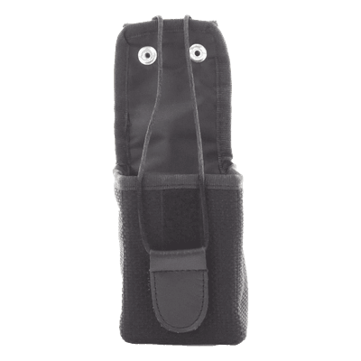 Funda para Radio / Nylon Resistente / Presilla para Cinto / Correa Ajustable / Broche Auto-Adherible / Dimensiones 58x85 a 120x37 mm (2.3x3.3 a 4.7x1.5 in) SFPU-A SYSCOM