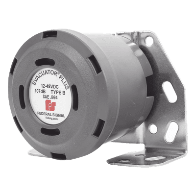 Alarma de Reversa Vehicular / 107 dB(A) / 12-48 Vcc / SAE J994 Type B / IP para Exteriores 210335SSG FEDERAL SIGNAL