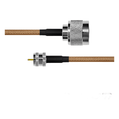Cable Coaxial RG142/U / 30 cm / N Macho a MINI UHF Macho / 0.98 pies SN-142-MIN-30 EPCOM INDUSTRIAL