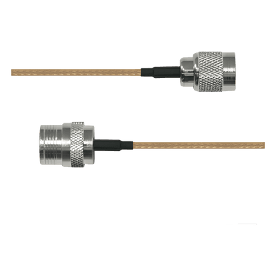 Cable coaxial RG142 / Conector N hembra a TNC macho inverso / 60 cm (1.97 ft) / Jumper para redes inalámbricas SNH-142-TNCI-60 EPCOM INDUSTRIAL