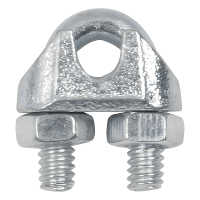 Abrazadera tipo perro o nudo, para cable de 1/4". SNU-635 SYSCOM TOWERS