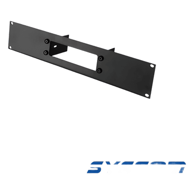 Tapa frontal de aluminio / Calibre 11 / 2U / Rack 19" (48.26 cm) / Color negro STF-71/8180 EPCOM INDUSTRIAL