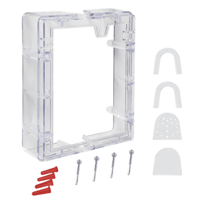 Espaciador de conducto con marco / Transparente / Añade 2 pulgadas (50.8 mm) de profundidad / Conductos rígidos 1/2' o 3/4' / Uso interior STI-3100 STI