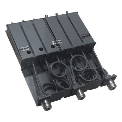 Duplexer / VHF 160-174 MHz / 6 Cavidades / 50 W / 5 MHz Separación / 80 dB Aislamiento TX-RX / Conector N Hembra SYS-1533-3N EPCOM INDUSTRIAL