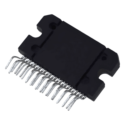 Amplificador de Audio Clase AB / 4 Canales / 35W x 4 @ 4Ω / 8V-18V / Multiwatt-25 TDA7384 SYSCOM PARTS