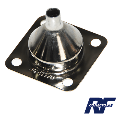 Campana de Montaje para Conector de Chasis / 4 Perforaciones a 18 mm / Frecuencia 0.6 a 300 MHz / Acoplamiento Roscado UHF / 0.141' (3.58 mm) Diámetro UG-177/U SYSCOM PARTS